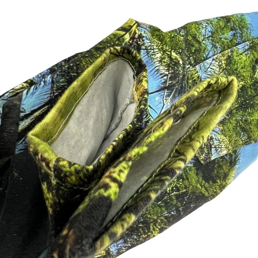Hudson Micro Nico Super Skinny Jeans Light Wash With Tree Print‎ Sz 25